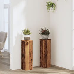 Vidaxl - Supporti per Piante 2 pz Legno 17x17x60 cm Legno Multistrato