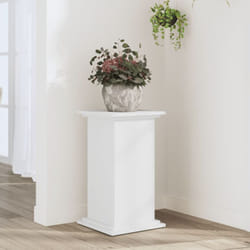Supporto per Piante Bianco 33x33x60 cm in Truciolato Vidaxl 829777