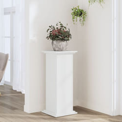 Supporto per Piante Bianco 33x33x80 cm in Legno Multistrato Vidaxl 928070