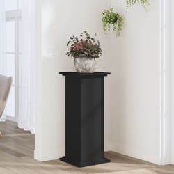 Supporto per Piante Nero 33x33x80 cm in Truciolato Vidaxl 573524