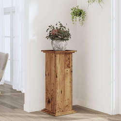 Supporto per Piante Legno Vecchio 33x33x80 cm Legno Multistrato Vidaxl 191551
