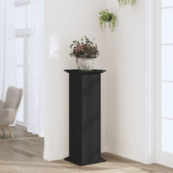 vidaXL Supporto per Piante Nero 33x33x100 cm in Truciolare