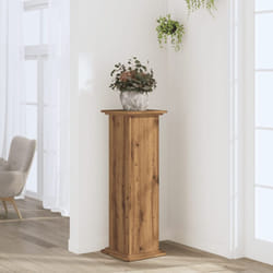 Supporto per Piante Rovere Artigianale 33x33x100 cm Truciolato Vidaxl 815897
