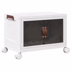 vidaXL Scatola Portaoggetti Impilabile con Ruote 28 L 48,5x29,5x33 cm - Vista aggiuntiva 2