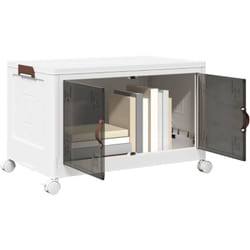 Scatola Portaoggetti Impilabile con Ruote 75 L 65x40x41,5 cm vidaXL7509