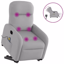 VidaXL 3302991, Tessuto, Grigio, Schiuma, 110 kg, 660 mm, 880 mm