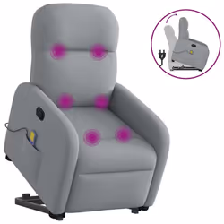 VidaXL 3302992, Tessuto, Grigio, Schiuma, 110 kg, 660 mm, 880 mm