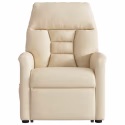 VidaXL 3303070 sedia massaggiante elettrica Crema Tessuto - Vista aggiuntiva 5