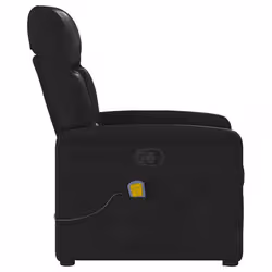 VidaXL 3303097 sedia massaggiante elettrica Nero Microfibra - Vista aggiuntiva 6