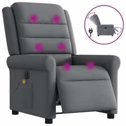 VidaXL 3303305, Tessuto, Grigio, Schiuma, 110 kg, 730 mm, 915 mm