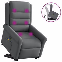 VidaXL 3303325, Tessuto, Grigio, Schiuma, 110 kg, 730 mm, 915 mm
