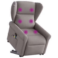 VidaXL 3303391, Tessuto, Grigio talpa, Schiuma, 110 kg, 50 cm, 57 cm