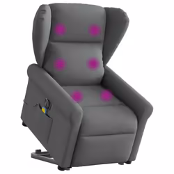 VidaXL 3303405, Tessuto, Grigio, Schiuma, 110 kg, 50 cm, 57 cm