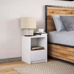 VidaXL 852019 comodino Bianco - Vista aggiuntiva 4
