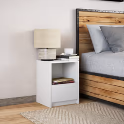 VidaXL 852020 comodino Bianco - Vista aggiuntiva 4