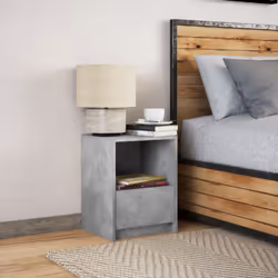 VidaXL 852025 comodino Colore cemento - Vista aggiuntiva 4