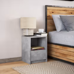 VidaXL 852026 comodino Colore cemento - Vista aggiuntiva 4