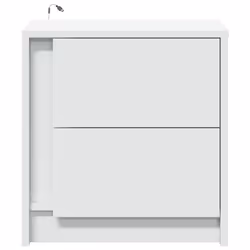 VidaXL 852047 comodino Bianco - Vista aggiuntiva 6