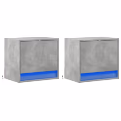VidaXL 852082 comodino Colore cemento - Vista aggiuntiva 3