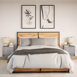 VidaXL 852082 comodino Colore cemento - Vista aggiuntiva 4