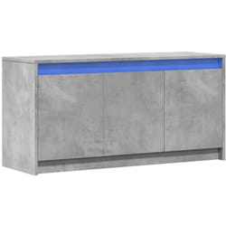 Vidaxl - Mobile Porta tv con led Grigio Cemento 100x34x50 cm Truciolato