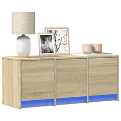 vidaXL Mobile Porta TV con LED Rovere Sonoma 97x34x40 cm in Truciolato