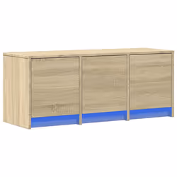 vidaXL Mobile Porta TV con LED Rovere Sonoma 97x34x40 cm in Truciolato - Vista aggiuntiva 3