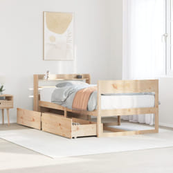 Giroletto senza Materasso 100x200 cm in Legno Massello di Pino vidaXL880268