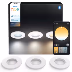 Philips Downlight Adore per la zona bagno (confezione da 3) - Vista aggiuntiva 4