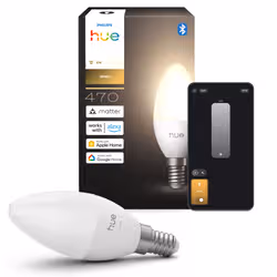 Philips Hue White A oliva B39 – Lampadina smart LED E14 - Vista aggiuntiva 2
