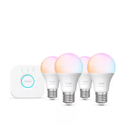 Philips Essential starter kit: 4 E27 lampadine connesse (806 lm)