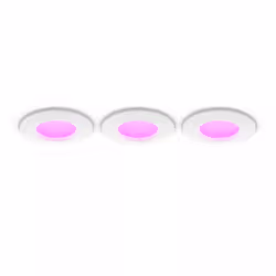 Philips Hue White and Color ambiance Luce da incasso sottile da 90 mm in confezione da 3