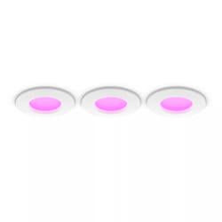 Philips Hue White and Color ambiance Luce da incasso sottile da 90 mm in confezione da 3