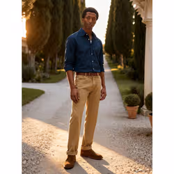 Tommy Hilfiger MW0MW39988DW5 Camicia Collo botton down Cotone - Vista aggiuntiva 5