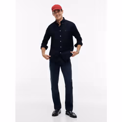 Tommy Hilfiger MW0MW39988DW5 Camicia Collo botton down Cotone - Vista aggiuntiva 2