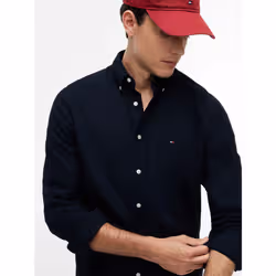Tommy Hilfiger MW0MW39988DW5 Camicia Collo botton down Cotone - Vista aggiuntiva 3