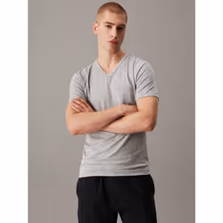 Calvin Klein T-shirt con scollo a V in confezione da 3 - Cotton Stretch Blend - Vista aggiuntiva 2