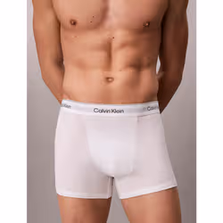 Calvin Klein Boxer aderenti taglio rilassato in confezione da 3 - Icon Cotton Stretch - Vista aggiuntiva 5