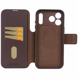 Decoded D26IPO17PDW5CN custodia per cellulare Custodia a borsellino iPhone 17 Pro Marrone - Vista aggiuntiva 8