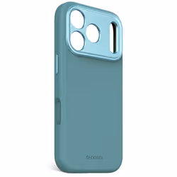 Decoded Silicone Backcover Apple iPhone 17 Pro Retro Blue custodia per cellulare 16 cm (6.3") Cover Blu - Vista aggiuntiva 2
