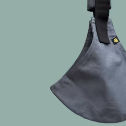 Wildride 2510035 portabebè Portabebè morbido Cotone, Nylon Grigio - Vista aggiuntiva 4