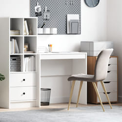 Vidaxl - Scrivania Scrittura Bianca mdf 80 x 40 x 76 cm Semplice