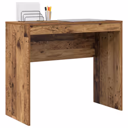 vidaXL Scrivania Altro Legno vecchio 90 x 40 x 76 cm Legno multistrato - Vista aggiuntiva 3