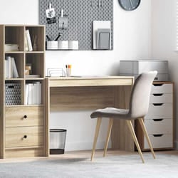 vidaXL Scrivania rovere sonoma 100 x 40 x 76 cm Legno multistrato