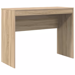 vidaXL Scrivania rovere sonoma 100 x 40 x 76 cm Legno multistrato - Vista aggiuntiva 2