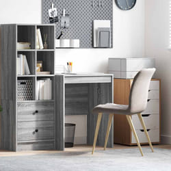 vidaXL Scrivania Grigio sonoma 60 x 50 x 76 cm Legno multistrato