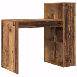 vidaXL Scrivania Legno vecchio 108 x 55 x 103.5 cm Legno multistrato - Vista aggiuntiva 2