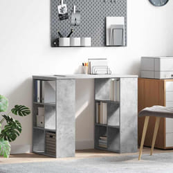 vidaXL Scrivania Grigio 90 x 50 x 75 cm Legno multistrato