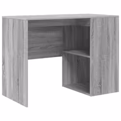 vidaXL Scrivania Grigio Sonoma 102 x 50 x 75 cm Legno multistrato - Vista aggiuntiva 2