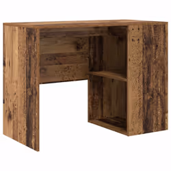 vidaXL Scrivania Legno vecchio 102 x 50 x 75 cm Legno multistrato - Vista aggiuntiva 2